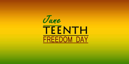 Juneteenth Color Abstract Background, Annual American holidayの写真素材