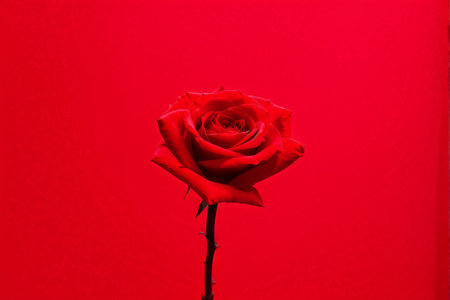 beautiful rose on black backgroundの素材