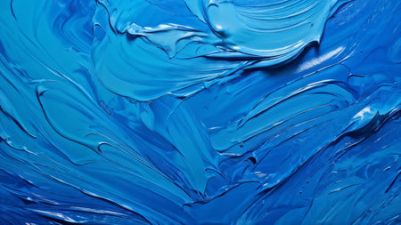 abstract blue paint strokesの素材