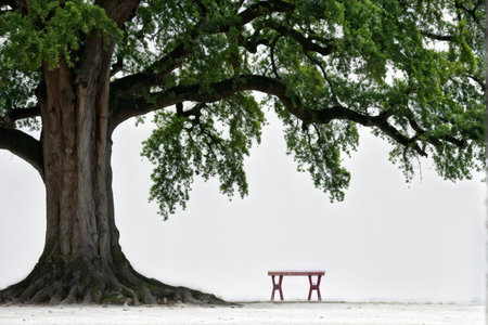 bench in the parkの素材
