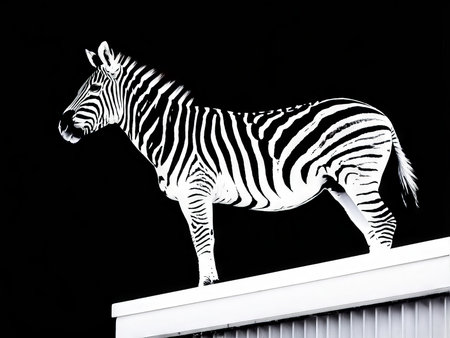 zebra in the zooの素材