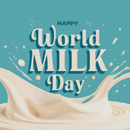 world milk day vector template design illustrationの素材