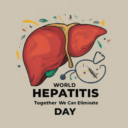 world hepatitis day concept. vector illustrationの素材
