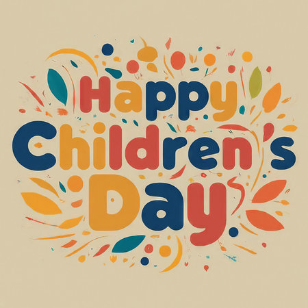 vector illustration of happy family day cardの素材