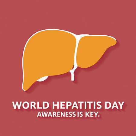illustration of world hepatitis day background vector design.の素材