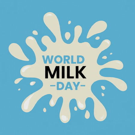 world milk day vector concept illustration designの素材