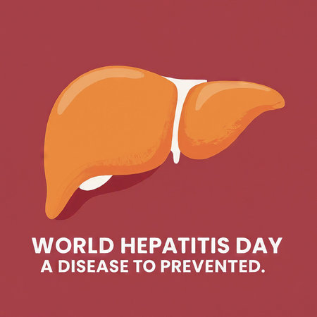 world hepatitis day vector illustrationの素材