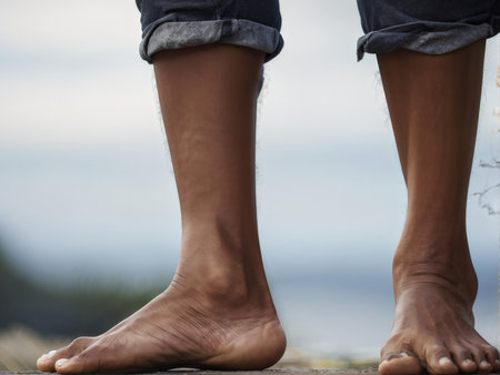 man in the beachman beachの素材