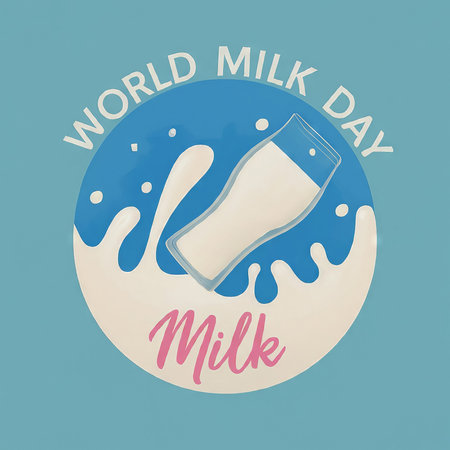 world milk day vector illustration designの素材