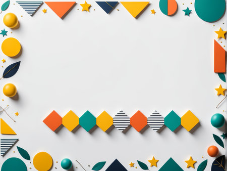 colorful christmas and new year backgroundの素材