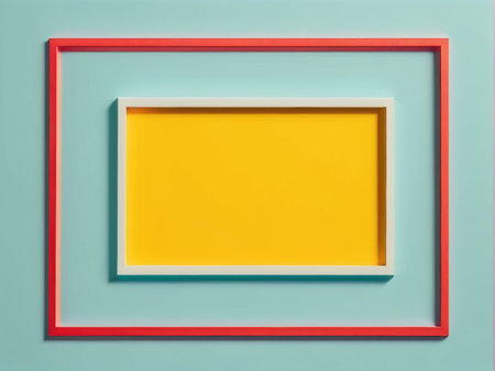 abstract minimal background with geometric shapes .の素材