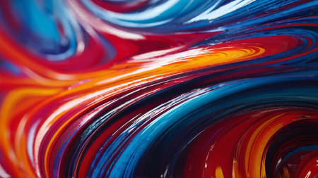 abstract background with colorful paintの素材