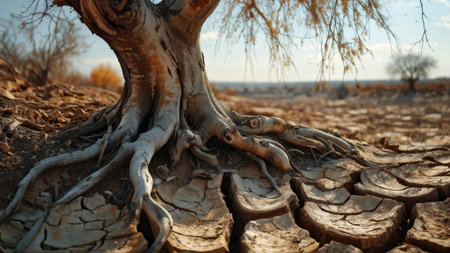 dry tree in the forestry forestの素材