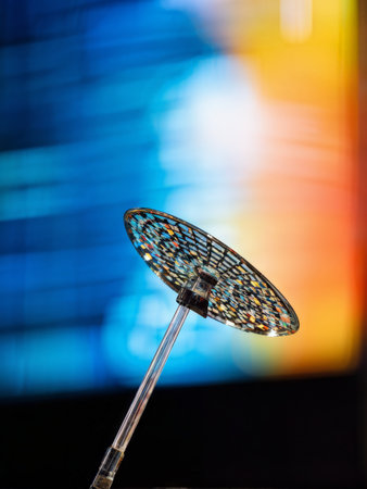 abstract background with a glass of waterの素材