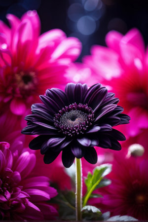 beautiful pink flowers in the gardenの素材
