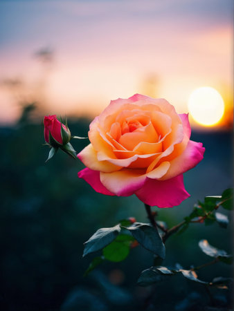 beautiful flowers in the gardenの素材