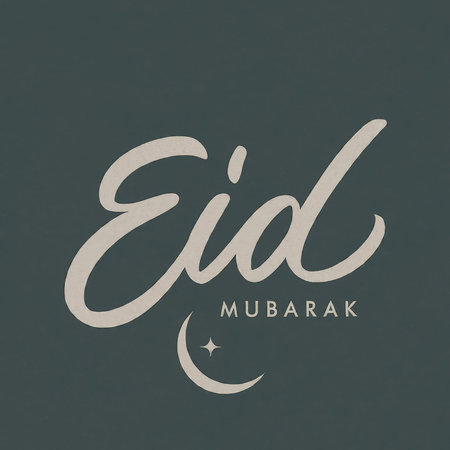 happy mubarak greeting card with mosque, star and crescent.の素材