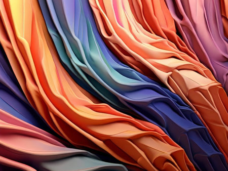 abstract colorful background, waves conceptの素材