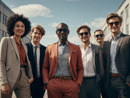 portrait of a successful business peopleの素材