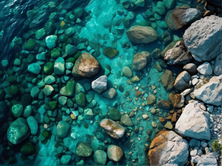 beautiful view of the sea. natureの素材