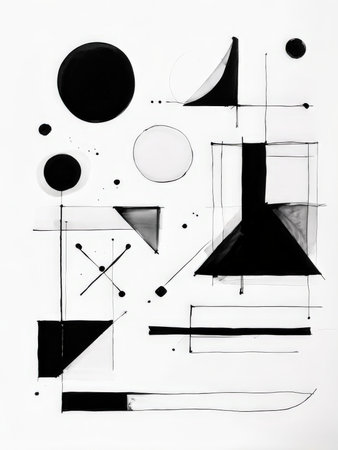 abstract background with a pattern of glassの素材