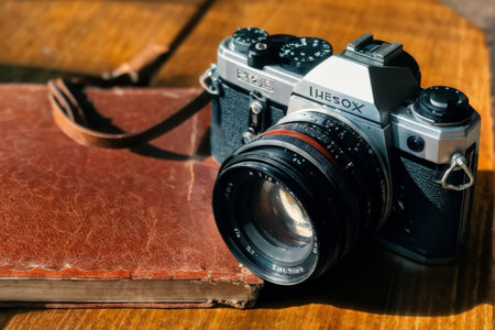 old camera and photoの素材