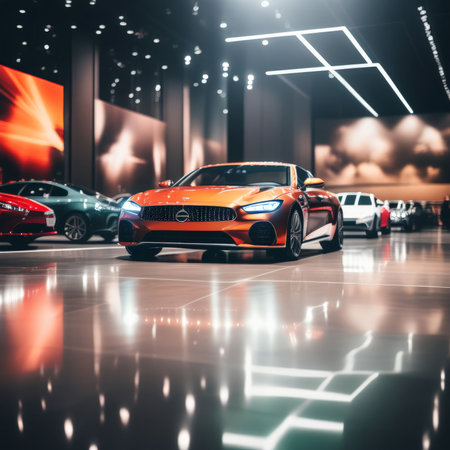 car on the road in airportcar airportの素材