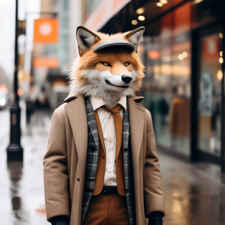 fox in the cityfox cityの素材