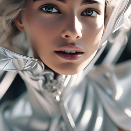 A serene landscape featuring a lush green forest with tall trees and vibrant foliage. The sky is clear blue, adding to the peaceful atmosphere of this natural setting.の素材