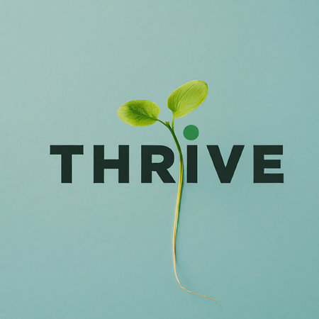 green leaf word with on grey table. flat layの素材