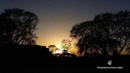 Stunning Sunsetの写真素材