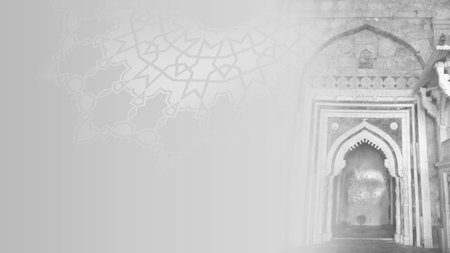 Ramadan Kareem black and white mosque background with mandala. Greeting for Ramadan Mubarak. Eid Mubarak. Happy Ramadan. Happy Eid Greeting Card Idea. Holy Month. Empty Space.の写真素材