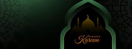 Ramadan Kareem background. Greeting for Ramadan Mubarak, Eid Mubarak. Happy Ramadan, Happy Eid Greeting Card Idea. Holy Month. Copy Space.のイラスト素材