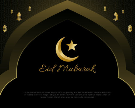 Ramadan Kareem background. Greeting for Ramadan Mubarak, Eid Mubarak. Happy Ramadan, Happy Eid Greeting Card Idea. Holy Month. Copy Space.のイラスト素材