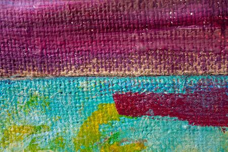 multicolored colors abstraction on canvas purple hueの写真素材