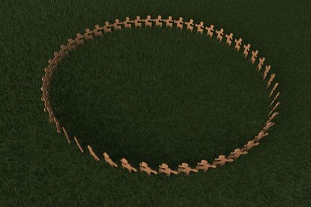 Jigsaw puzzle abstractの写真素材