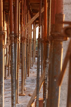 pole for mole constructionの写真素材