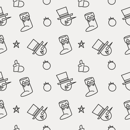 This pattern is inspired by things related to Christmas Eve. This pattern is inspired by things related to Christmas Eve.のイラスト素材