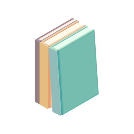 Books in flat design style, vector illustration.のイラスト素材
