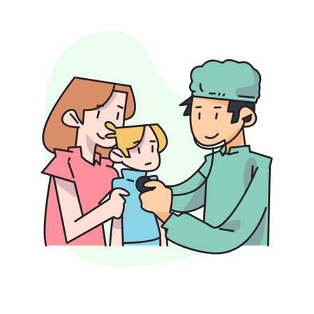 World Health Day Concept Vector Illustration. 7th April world globe with mask health concept Background. World health day concept text Poster design with doctor stethoscope. coronavirus health problemのイラスト素材