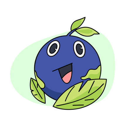 Vintage motivation poster or card design template with walking happy cute Earth planet character mascot with better days ahead caption for t shirt print. Vector illustrationのイラスト素材