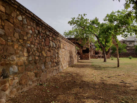 The Feroz Shah Kotla or Kotla was a fortress built by Feroz Shah Tughlaq to house his version of Delhi city called Firozabad.の写真素材