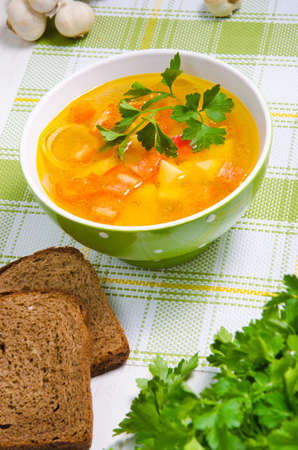soup with vegetablesの写真素材