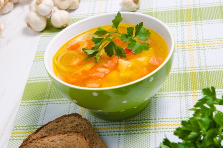 soup with vegetablesの写真素材