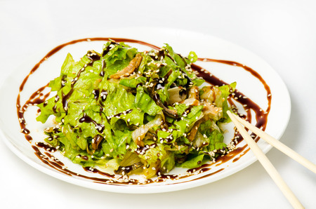 salad of seaweedの写真素材