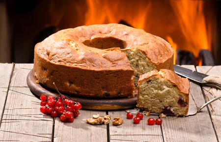 Fruit cakeの写真素材