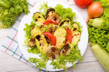 grilled vegetablesの写真素材