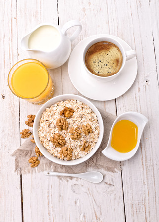 breakfast with coffeeの写真素材