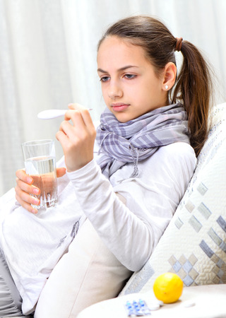 Sick Woman.の写真素材