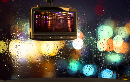 Car video recorder.の写真素材